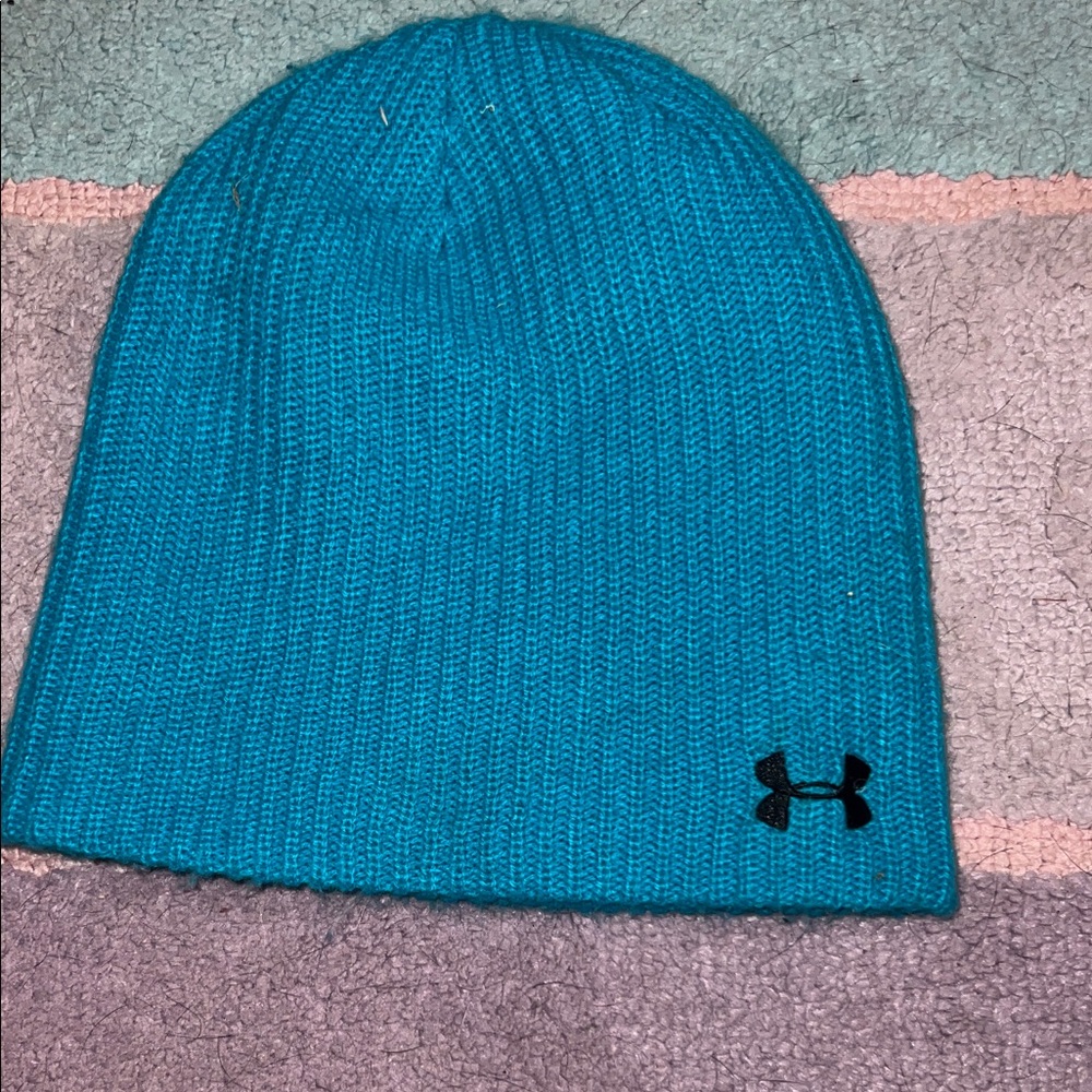 Under Armour Teal Knit Beanie